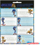 Sonic a sündisznó Speed füzetcímke 16 db-os (JAV_GIM77540046)