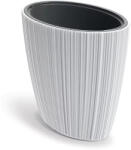 Prosperplast Oro High Oval virágcserép, 60 cm - fehér (DHOE600-S449)