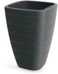 Prosperplast Vena Suqare High virágcserép, 30 cm - sötétszürke (DPVS300-419U)