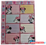 Disney Minnie Joy füzetcímke matricával 16 db-os (JAV_GIM77314449)