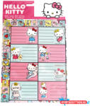 Hello Kitty Play füzetcímke matricával 16 db-os (JAV_GIM77678949)