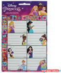 Disney Hercegnők Spring füzetcímke matricával 16 db-os (JAV_GIM77116249)