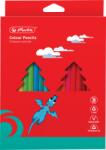 Herlitz Creioane colorate, mina 3mm, set 36 culori, in 2 tavite plastic, Herlitz HZ9498530