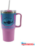 Disney Lilo és Stitch, A csillagkutya Alien 626 rozsdamentes acél thermo szívószálas kulacs 520 ml (JAV_GIM55205221)