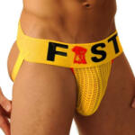 Fist Jockstrap ököl logó sárga-M