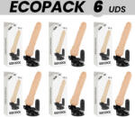 Basecock Vibrátor Távirányítós, Realisztikus tapintás 19, 5 cm hús színű