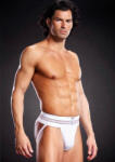 Blue Line Microfiber Jock Strap White L/XL
