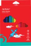 Herlitz Creioane colorate, mina 3mm, set 18 culori, in tavita plastic, Herlitz HZ9498510