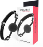 Darkness Bondage Darkness - fekete szilikon gagszíj intim játékhoz - adultshopone - 6 480 Ft