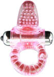 Baile For Him Baile - Sweet Abs 10 Ritmus Ring Pink Vibrátor Péniszgyűrű