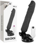 Basecock - Realista Vibrátor Távirányító Fekete 20 Cm -o-4 Cm - adultshopone - 6 120 Ft