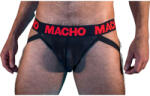 Macho Underwear MACHO MX26X2 - stílusos fekete-piros jockstrap - adultshopone