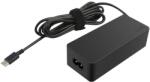 Lenovo laptop töltő, 65W, USB C, fekete, 46x108x28, 5mm (4X20M26273)