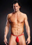 Blue Line Microfiber Pouch Bikini Red S/M