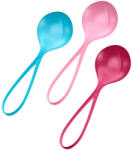 Satisfyer Balls 3 geisha golyóból álló készlet - 3, 8 cm