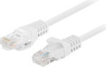Lanberg Cablu retea Lanberg CAT6 Patch Cable U/UTP 2 m White 10 buc (pcu6-20cc-0200-w)