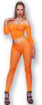 Chilirose Sets Chilirose - Cr 4661 Top & Leggins Orange S/m