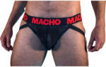 Macho Underwear Macho - Mx26x2 Jock Fekete/piros S