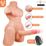 Intense DEEP TOUCH - távirányítós vibráló torso dildóval