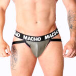 Macho Underwear Macho - Mx27gr Jock Bőr Szürke Bézs S