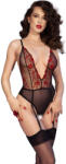 Chilirose Bodies Chilirose - Cr 4722 Bodysuit ágyék Nélküli Red Xl