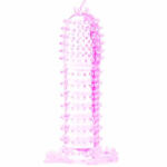 Baile For Him Baile - Péniszhüvely Rózsaszín Stimuláló Pontokkal, 14 Cm