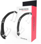 Darkness Bondage Darkness - fekete horgos gátló szájpecek - adultshopone - 3 920 Ft