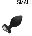 Ouch! Plug Bijou Anal Heart Black 6 x 2, 8 cm