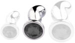 SM Fantasy Bijou Bean - elegáns anális plug ezüst színben - adultshopone