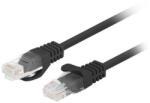 Lanberg Cablu retea Lanberg CAT6 Patch Cable U/UTP 3 m Black 10 buc (pcu6-20cc-0300-bk)