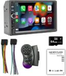 iLike F7018C 7" Autórádió MP5 Érintőképernyő 1024×600 - Vezetékes Apple CarPlay és Android Auto, MirrorLink, Bluetooth 5.1, USB, TF, AUX, Tolatókamera támogatás (8581708492370)