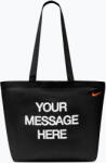 Nike Geantă Nike Heritage "Your Message Here" Tote 22 l black/white/safety orange Geanta sport