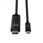 Lindy Cablu USB Type C la HDMI 8K60Hz/4K144Hz T-T 3m, Lindy L43435 (L43435)
