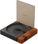 Syitren R300 - CD player portabil de birou în stil retro, cu Bluetooth, maro (R300WG)