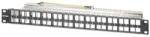 ICINTRACOM INTELLINET Patch panel 48 port, Cat6a, árnyékolt, moduláris, slimline, STP 721028 (721028)