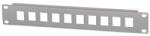 Manhattan Patch panel - Üres patch panel, 10 portos, 10" 1U, Szürke 714969 (714969)