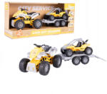 MalPlay Quad cu remorcă și camion de nisip, 3 ani + (143EC6)