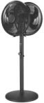 EUROLAMP Álló ventilátor 120 W/230 V, 2× 40 cm átmérő, fekete 300-20025 (EU0684)