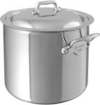 Mauviel Oală mare cu manere și capac din oțel inoxidabil O 24 cm MAUVIEL (ML523225)