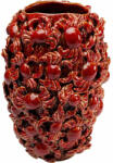 KARE Design Crabs dekoratív váza lakírozott kerámia piros 39 cm (57795)