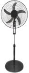 EUROLAMP Álló ventilátor 60W/230V 129 cm fekete + távirányító 300-20013 (EU0726)