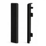 Arbiton Végzáró elem STIQ XL 8 cm-es parkettaszegélyléchez: Fekete (1 jobb + 1 bal) (158254000000003395 - STIQ XL- BLACK)