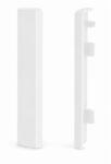 Arbiton Végzáró elem Fortino 8 cm-es parkettaszegélyléchez: Fehér (1 jobb + 1 bal) (158254000000003551 - FORTINO 80 - WHITE)