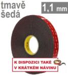 3M VHB 4611, gro. 1, 1 mm; gri închis dual side adeziv banda 19 mm x 33 m (7000072164)