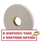 3M 9529W Bandă de spumă adezivă cu două fețe, alb, gro. 1, 5 mm 25 mm x 33 m (7000096442)