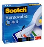 3M 811 Scotch Removable Bandă detașabilă, 19 mm x 33 m (7100402344)