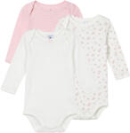 Petit Bateau Body pentru copii LOT BODIES X 3 Petit Bateau roz 18 luni