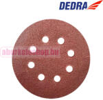 Dedra csiszolókorong 125 mm P80 tépőzáras 5 db (DED79472)