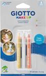 GIOTTO Make Up Set de vopsea pentru față Metalic 3 buc (F473200)
