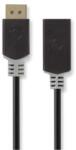 Nedis Cablu adaptor DisplayPort tata - HDMI mama, 0.2m, gri, Nedis (CCBW37150AT02)
